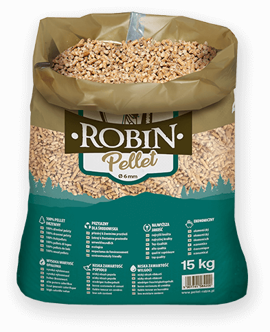 worek pelletu opałowego Robin do kupienia w Bystrzycy Kłodzkiej lub sklepie internetowym